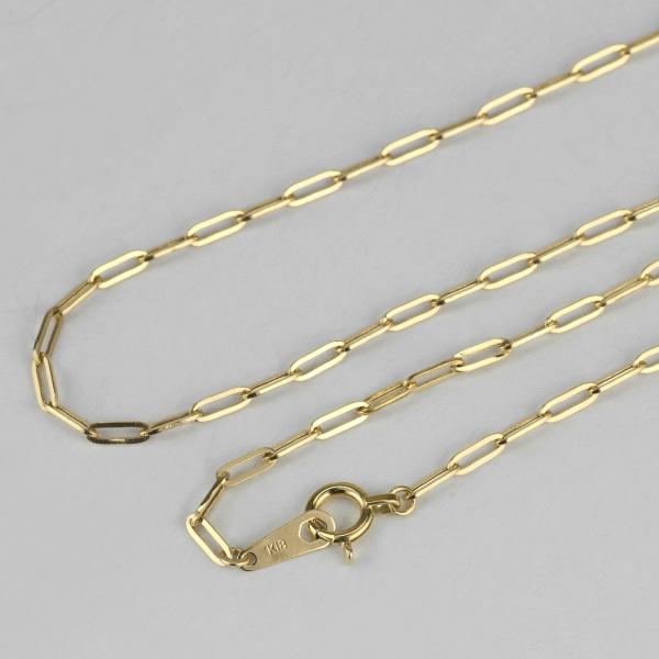 ネックレス チェーン 10金 イエローゴールド 0.40 50cm ペーパー