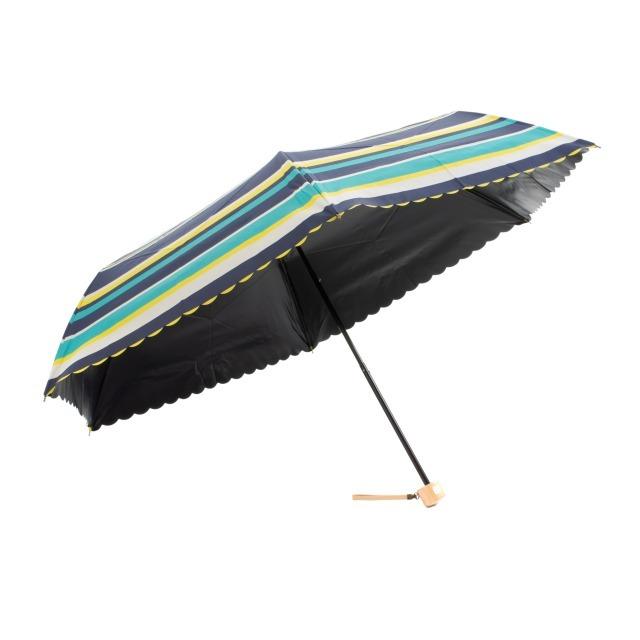 レディスファッション 雨傘 日傘 兼用 ＵＶカット 遮光 紫外線対策 おしゃれ 携帯用 敬老の日 プレゼント ブルー/イエロー 007F-BL/YW エテルナ 雨晴兼用ミニ傘 |  | 01