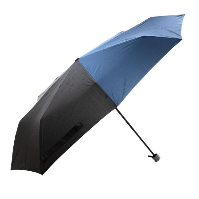 リュックを背負う人に最適！ 男女兼用 雨 超撥水 強風対策 ミニ傘 57cm-63.5cm 8本骨 簡単開閉骨使用 無地 約350g ブラック・ネイビー |  | 01