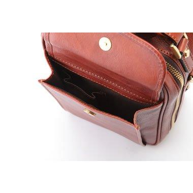 青木鞄（Lugard）2wayミニショルダーバッグ メンズ 革 ［NEVADA No.5075］ 