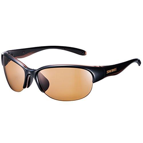 SWANS(スワンズ) スポーツ 偏光 サングラス ルナ 女性向け LN-0065 BRBK ブラック×クリアブラウン SWANS スワンズ ルナ LN