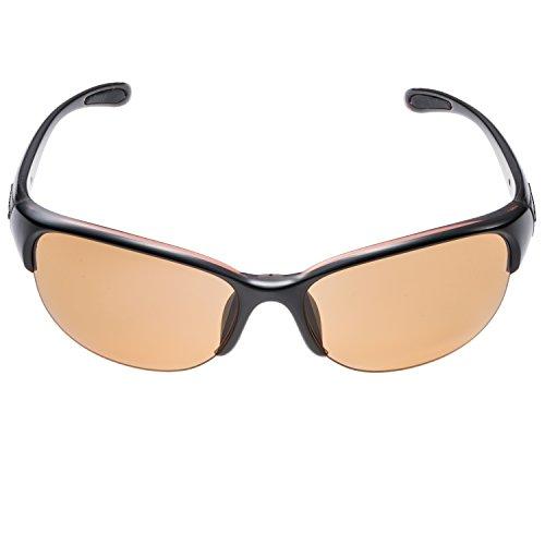 SWANS(スワンズ) スポーツ 偏光 サングラス ルナ 女性向け LN-0065 BRBK ブラック×クリアブラウン SWANS スワンズ ルナ LN