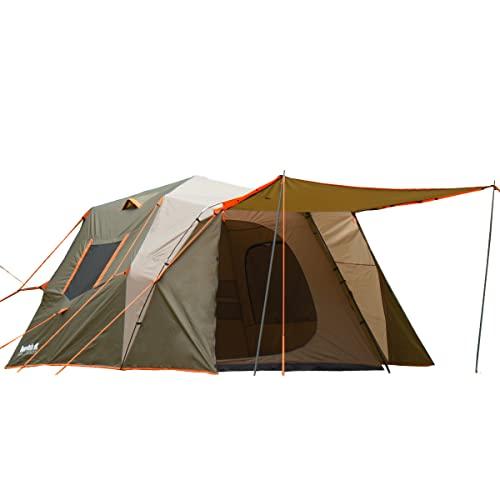 Bears Rock ベアーズロック ビッグベアーテント AXL-601 6人用ワンタッチテント フライシート 防水 (カーキ) 