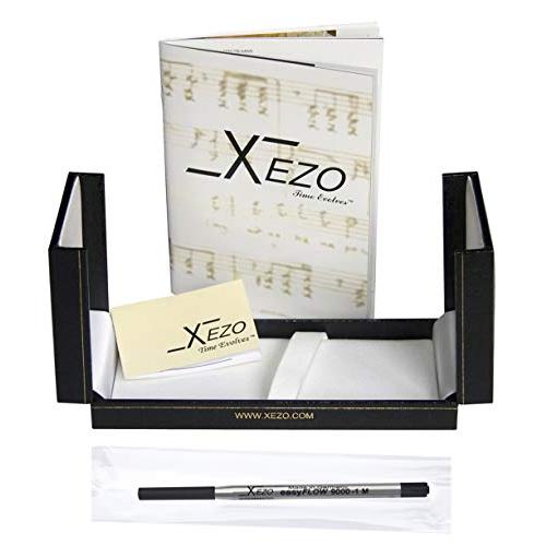 Xezo Tribune ソリッドスターリングシルバー925 ダイヤモンドカット ナンバー入りシリアルボールペン。300本限定生産。同じペンは2つとありません。 Xezo