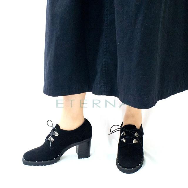 Luca Grossi ルカ グロッシ レディースシューズ パンプス 黒 スエード おしゃれ ラグジュアリー 太めヒール ｆ015ｍ イタリア製 Shl 2522 Eterna 靴とバッグの専門店 通販 Yahoo ショッピング