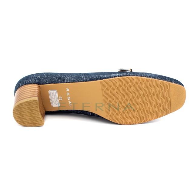 Regal リーガル 靴 レディース パンプス ヒールローファー 生地 レザー マリン デニム 太ヒール 歩きやすい 黒 ネイビー F18m Shl 2615 Eterna 靴とバッグの専門店 通販 Yahoo ショッピング