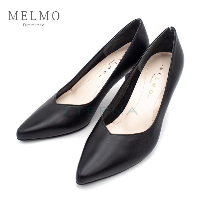 販売廉価 Melmo メルモ レディース 靴 パンプス ポインテッドトゥ レザー ビジネス 仕事 スーツ きれいめ 2e シンプル 7 5cmヒール プレーンパンプス 黒 7638 送料無料 新座店 Www Superavila Com