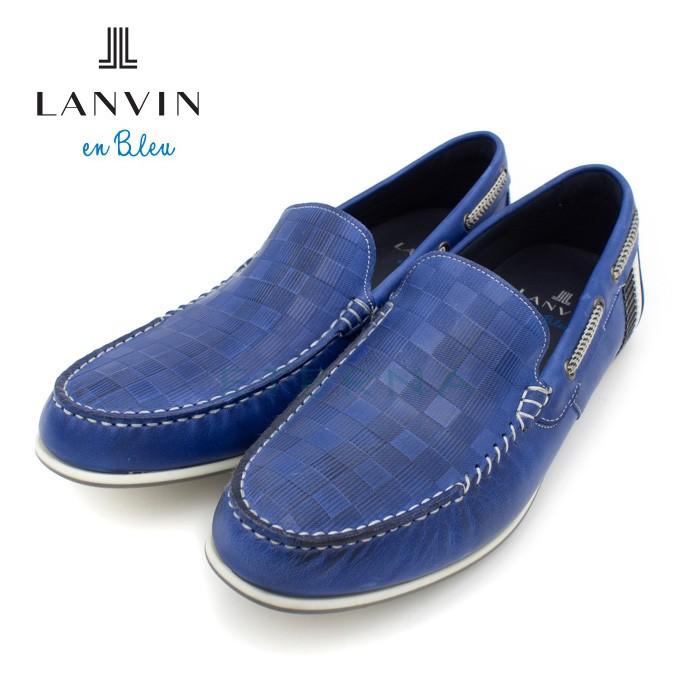 Lanvin En Bleu ランバン オン ブルー メンズシューズ レザー 紳士靴 スリッポン 大人な ブルー 862 Www Mogwaisoup Com