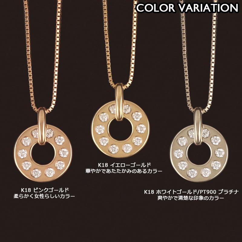 18金 ネックレス レディース 一粒ダイヤ K18 ダイヤモンド