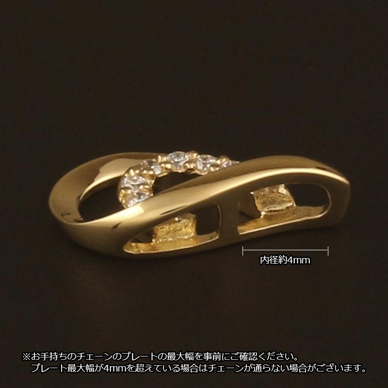 18金 ペンダントトップ K18 ネックレストップ チャーム ヘッドのみ レディース ドロップ 涙型 ダイヤモンド ゴールド 地金の画像