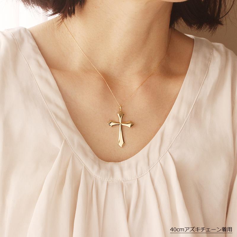 新品　18k ゴールド　クロスペンダント　トップチャーム k18 ゴールド ネックレス ペンダントトップ 十字架 クロス