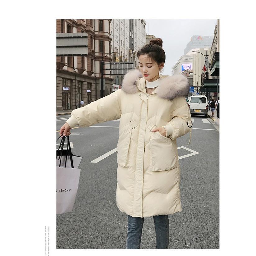 ブランドショッパー付き ダウンジャケット レディース 冬服 ダウンコート ロングコート ゆったり フード付き ファー付き 体型カバー カジュアル 暖かい 厚手 アウター 絶賛 Karmagazine Net