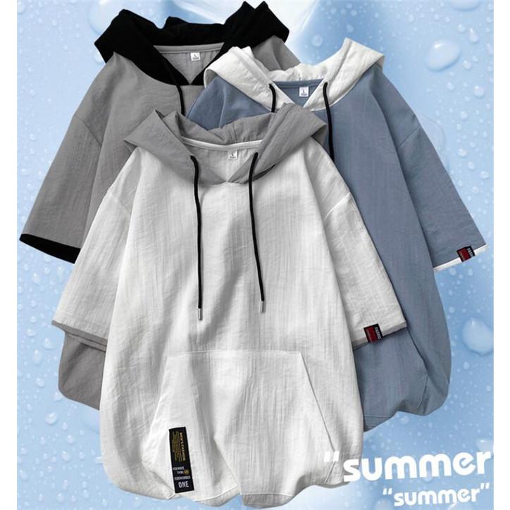 重ね着ｔシャツ フード付き 半袖 メンズ サマーパーカー カジュアル 夏 ゆったり トップス パーカー 売れ筋ランキングも掲載中 Www Gcosas Com