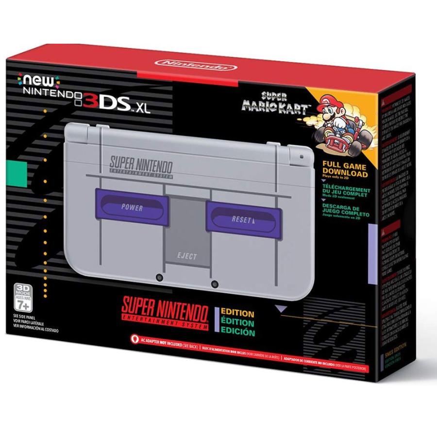 Nintendo New 3ds Xl Super Nes Edition Newニンテンドー3ds Ll スーパーファミコン 北米版限定 スーパーマリオカート同梱 3ds Snes 海外ゲーム専門店 Eternal Game 通販 Yahoo ショッピング