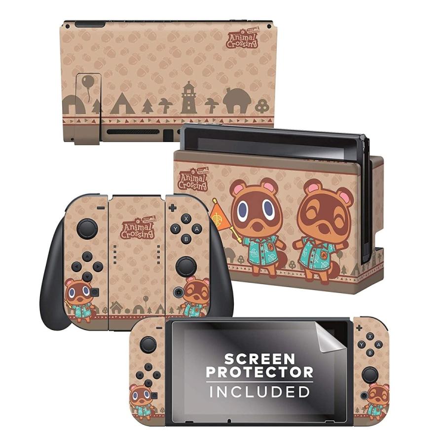 Nintendo Switch ニンテンドースイッチ スキンシール 3点セット Animal