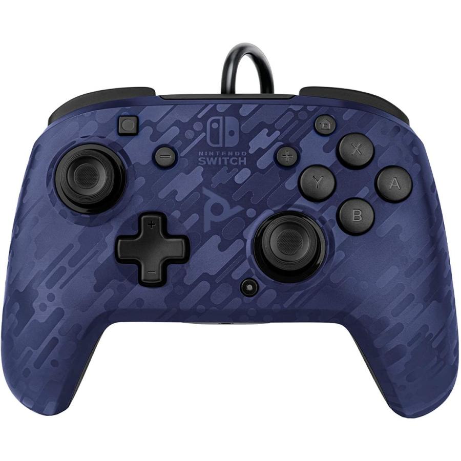 Nintendo Switch ニンテンドースイッチ コントローラー 背面ボタン付 カモ ブルー 青 オーディオジャック搭載 Pdpコントローラー 海外限定品 Cr500 134 海外ゲーム専門店 Eternal Game 通販 Yahoo ショッピング