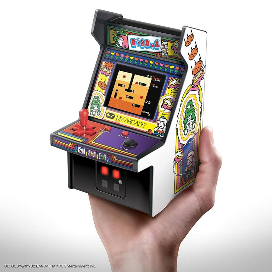 レトロ・アーケード マイクロ プレイヤー ディグダグ 新品】DIG DUG ディグダグ レトロゲーム マイクロ プレイヤー 7 カラー