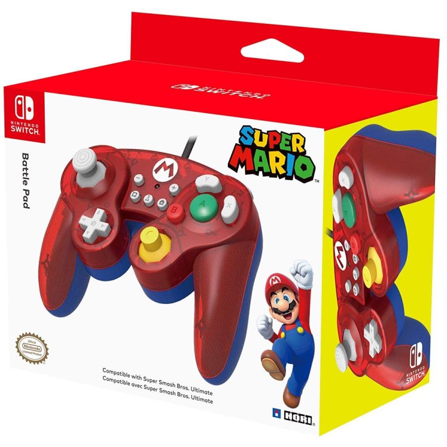 ニンテンドースイッチ ホリ クラシックコントローラー マリオ レッド