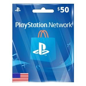 【メール通知】PlayStation Network Card $50 プレイステーション ネットワークカード 50ドル 北米ストア （土日祝対応）