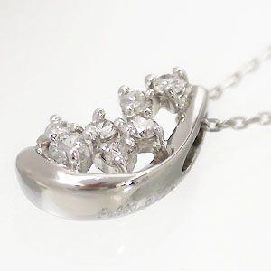 レディース ジュエリー アクセサリー ネックレス ペンダント ダイヤモンド ダイヤ 0.1ct プラチナ900 pt900の画像