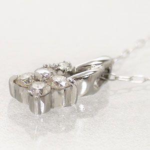 レディース ジュエリー アクセサリー ネックレス ペンダント ダイヤモンド ダイヤ 0.15ct プラチナ900 pt900の画像