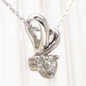 ダイヤモンド 0.12ct ネックレス ペンダント プラチナ900 pt900 レディース ジュエリー アクセサリーの画像