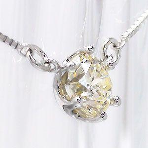 一粒 ダイヤ 0.4ct ペンダント ソリティア 一粒 ダイヤ ネックレス ｋ18ホワイトゴールド レディース アクセサリーの画像