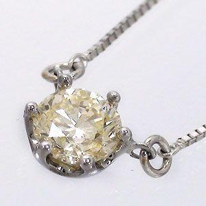一粒 ダイヤ 0.4ct ペンダント ソリティア 一粒 ダイヤ ネックレス ｋ18ホワイトゴールド レディース アクセサリーの画像