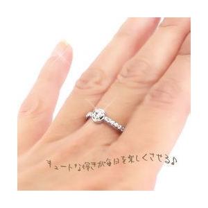 指輪 ダイヤ 一粒 ソリティア ダイヤリング ダイヤモンド 0.2ct プラチナ900 pt900 リング ピンキーリング レディースの画像