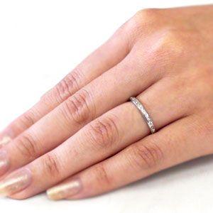 指輪 ハーフエタニティリング ダイヤモンド リング 0.2ct プラチナ900 pt900 レディース ジュエリー アクセサリーの画像