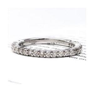指輪 ハーフエタニティリング ダイヤモンド リング ダイヤ 0.5ct プラチナ900 pt900 レディース ジュエリー アクセサリーの画像