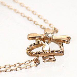 ブレスレット k10ゴールド ホワイトゴールド ピンクゴールド イエローゴールド ブレス ダイヤモンド リボン ハート レディースの画像