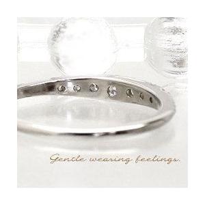 ピンキーリング エタニティリング ダイヤモンド 0.2ct プラチナ900 pt900 レディース ジュエリー アクセサリーの画像