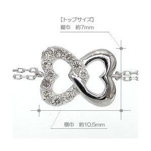 アンクレット k10ゴールド アジャスター付 ダイヤモンド 足首 足 ハート リボン レディース ジュエリー アクセサリーの画像