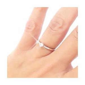指輪 一粒ダイヤモンド リング ソリティア ダイヤ 0.1ct k18ゴールド 18金 レディース ジュエリー アクセサリーの画像