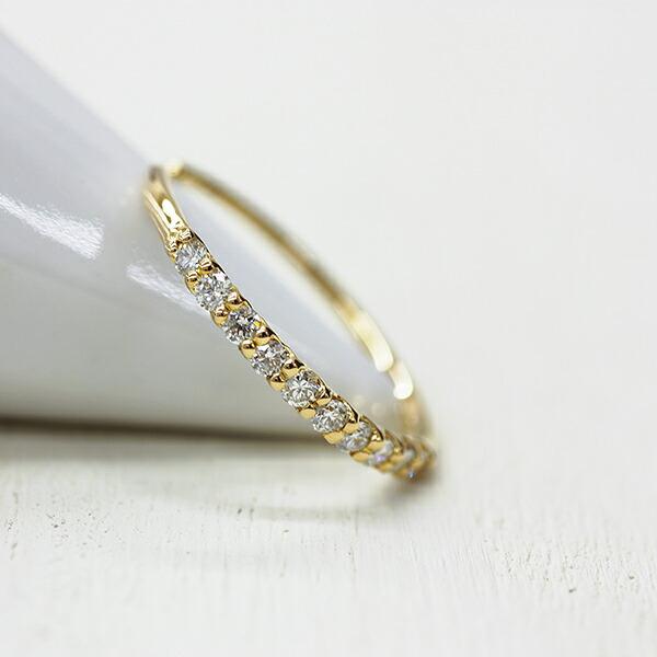 18金 ダイヤ 0.2ct イヤーカフ ミルククラウン k18 yg イエローゴールド 片耳の画像