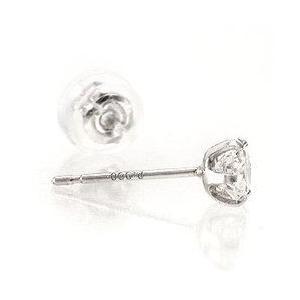 一粒 ダイヤピアス 片耳ピアス プラチナ900 pt900 ソリティア ダイヤモンド 0.25ct セカンドピアス 片方 スタッドピアス レディースの画像