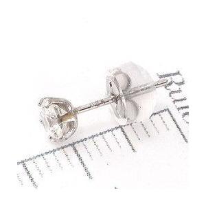 一粒 ダイヤピアス 片耳ピアス プラチナ900 pt900 ソリティア ダイヤモンド 0.25ct セカンドピアス 片方 スタッドピアス レディースの画像