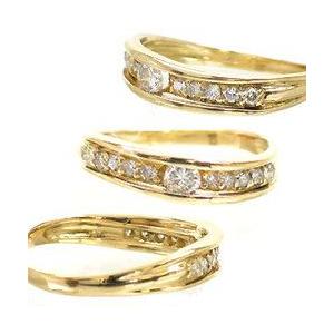 指輪 ダイヤモンド リング ダイヤ 0.25ct k18ゴールド 18金 レディース ジュエリー アクセサリーの画像