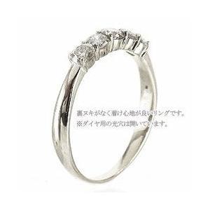 指輪 ダイヤモンド リング ダイヤモンド 0.5ct プラチナ900 pt900 シンプル レディース ジュエリー アクセサリーの画像