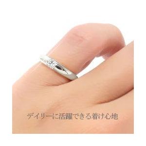 指輪 一粒ダイヤモンド ソリティア ダイヤモンド リング ピンキー リング プラチナ900 pt900 レディース アクセサリーの画像