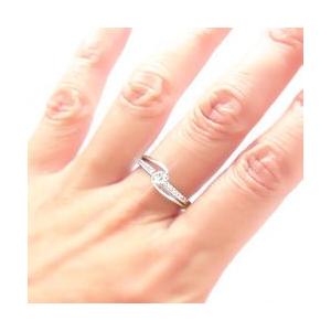 指輪 ダイヤモンド リング ダイヤモンド 0.23ct k18ゴールド 18金 レディース ジュエリー アクセサリーの画像