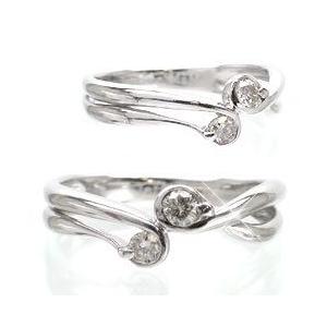 指輪 ダイヤモンド リング ダイヤモンド 0.2ct k18ゴールド 18金 レディース ジュエリー アクセサリーの画像
