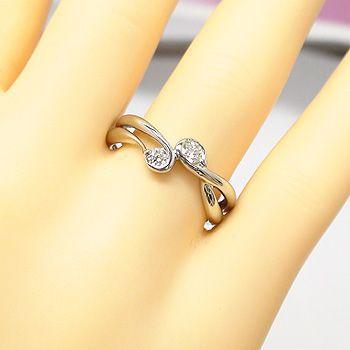 指輪 ダイヤモンド リング ダイヤモンド 0.2ct k18ゴールド 18金 レディース ジュエリー アクセサリーの画像