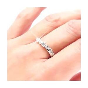 指輪 18金 ダイヤモンド リング ダイヤモンド 0.5ct ネイキッドセッティング k18ゴールド レディース アクセサリーの画像