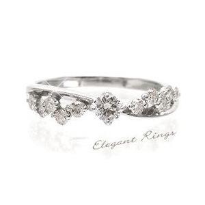 指輪 ダイヤモンド リング プラチナ900 pt900 ダイヤモンド 0.5ct レディース ジュエリー アクセサリーの画像