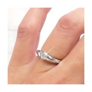 指輪 ダイヤモンド ソリティア リング 一粒リング 0.3ct プラチナ900 pt900 レディース ジュエリー アクセサリーの画像