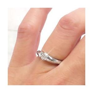 指輪 一粒 大粒 ダイヤモンド リング ダイヤ 0.3ct k18ゴールド 18金 レディース ジュエリー アクセサリーの画像