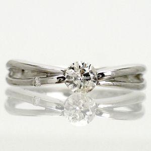 指輪 ダイヤモンド リング 0.3ct シンプルリング k18ゴールド 18金 レディース ジュエリー アクセサリーの画像