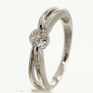 指輪 ダイヤモンド リング 0.3ct シンプルリング k18ゴールド 18金 レディース ジュエリー アクセサリーの画像